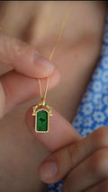 Door of Life Charm Tsavorite