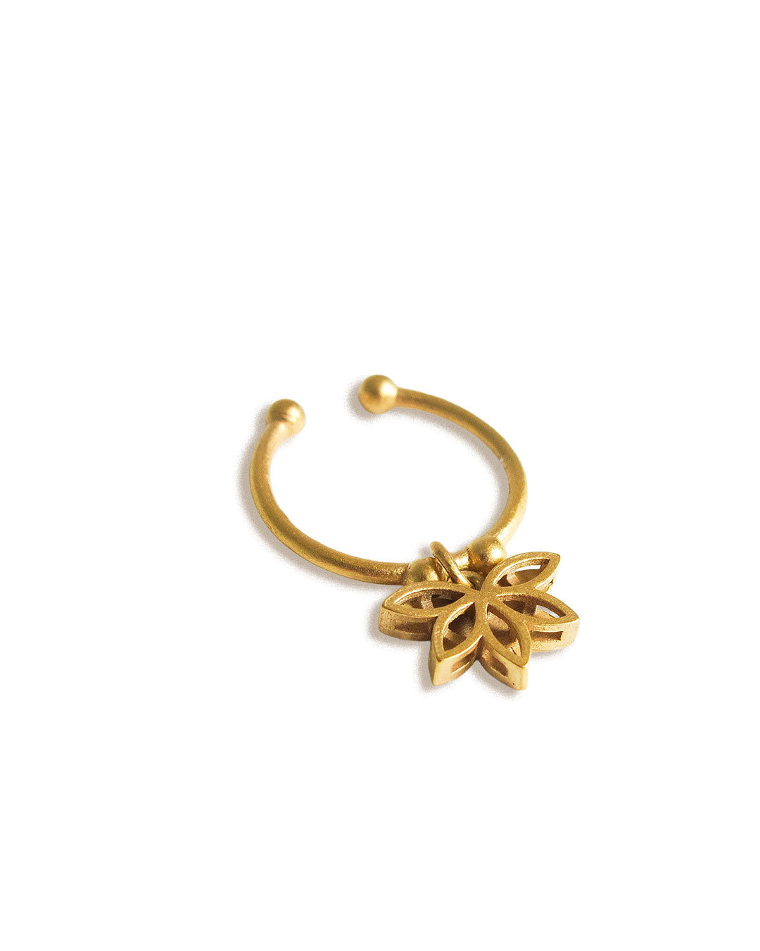 Lotus Flower Adjustable Ring