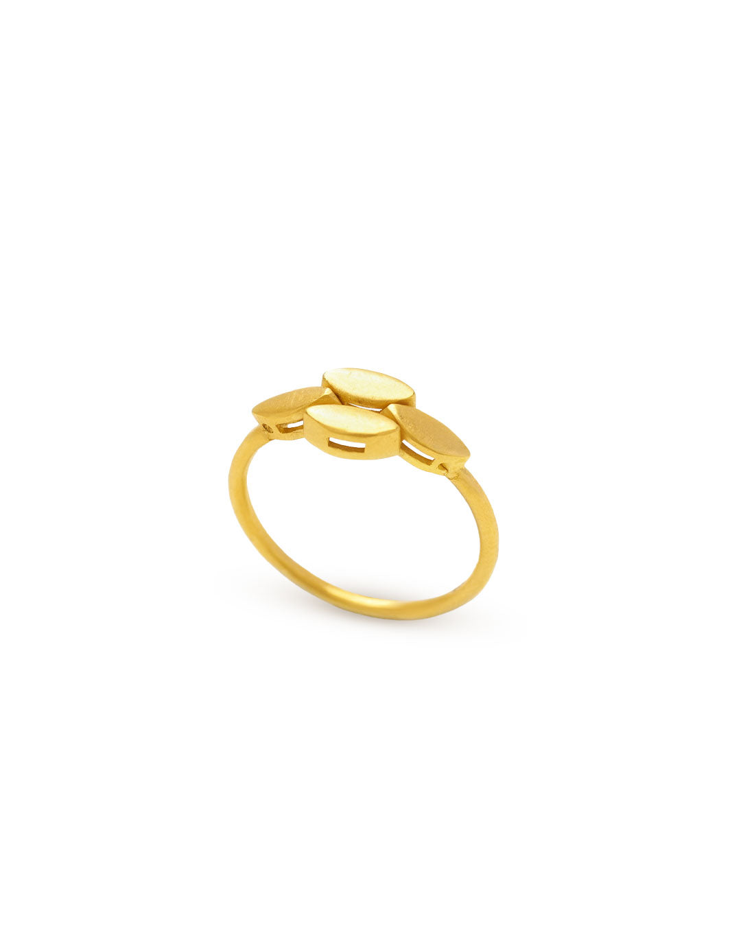 Braided Leaf Ring