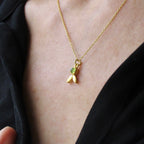 Peridot Olive Leaf Necklace