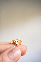 Violet Ring Red Garnet