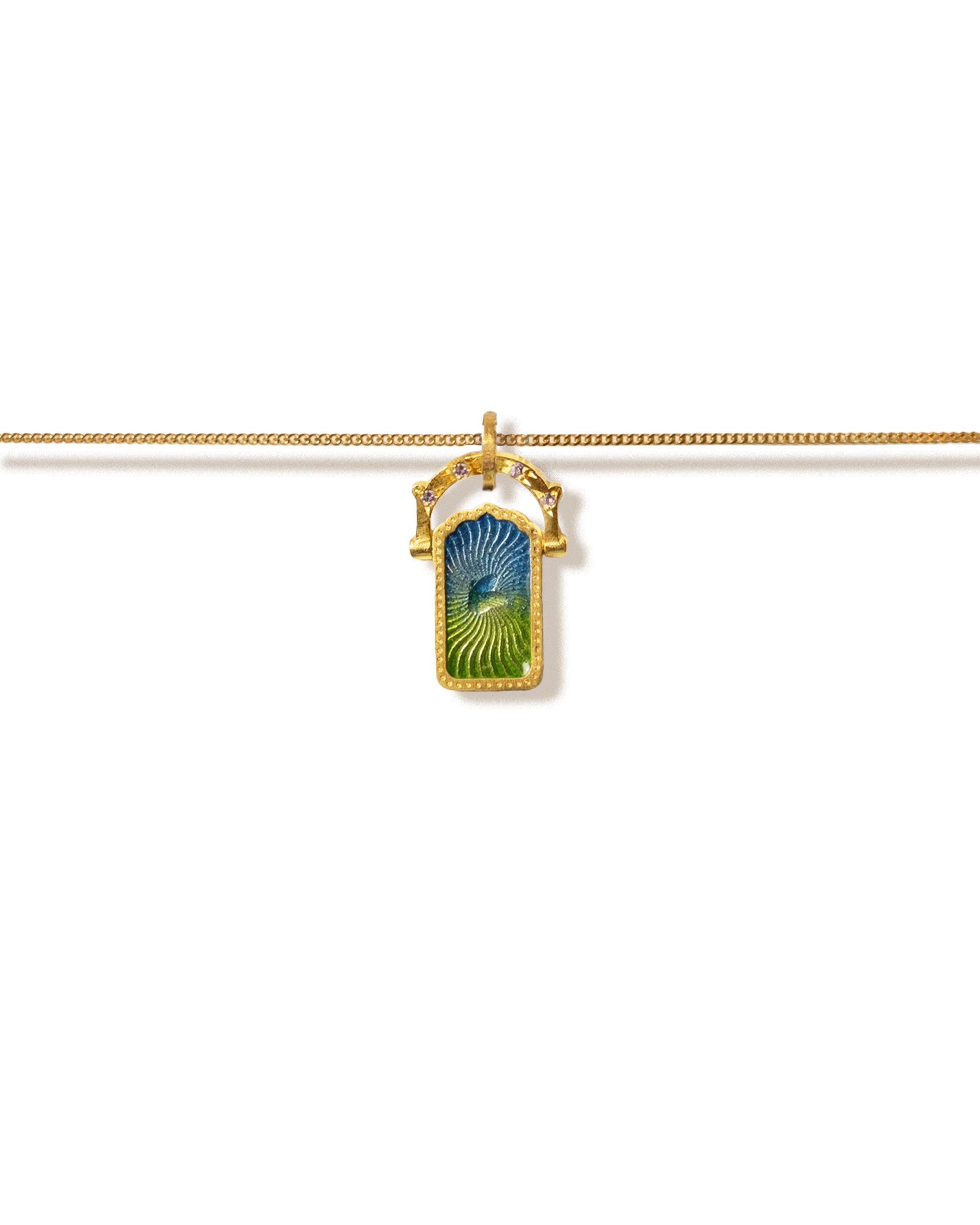 Rebirth Charm Necklace · Amethyst