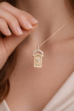 Love Door Charm Necklace · Diamond
