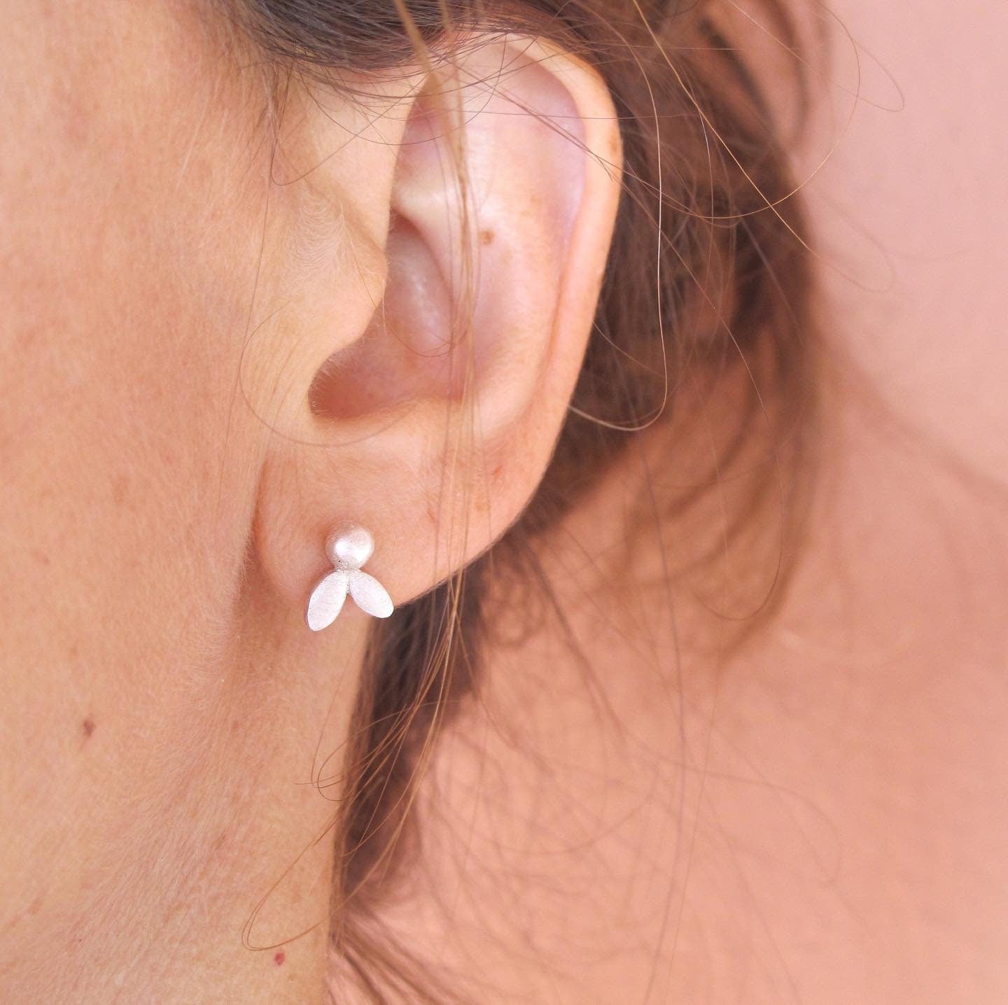 Olive Leaf Studs