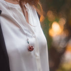 Sakura Enamel Necklace