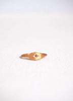 Evil Eye Ring: Star-Set Pink Sapphire