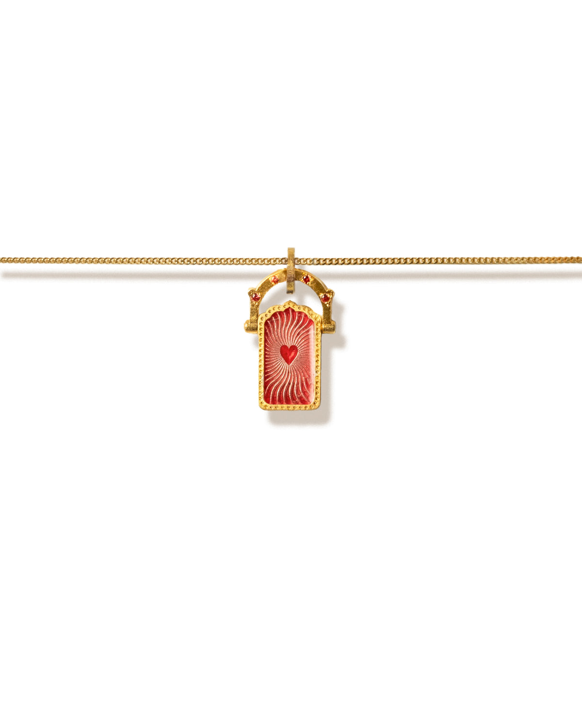 Love Door Charm Necklace · Sapphire
