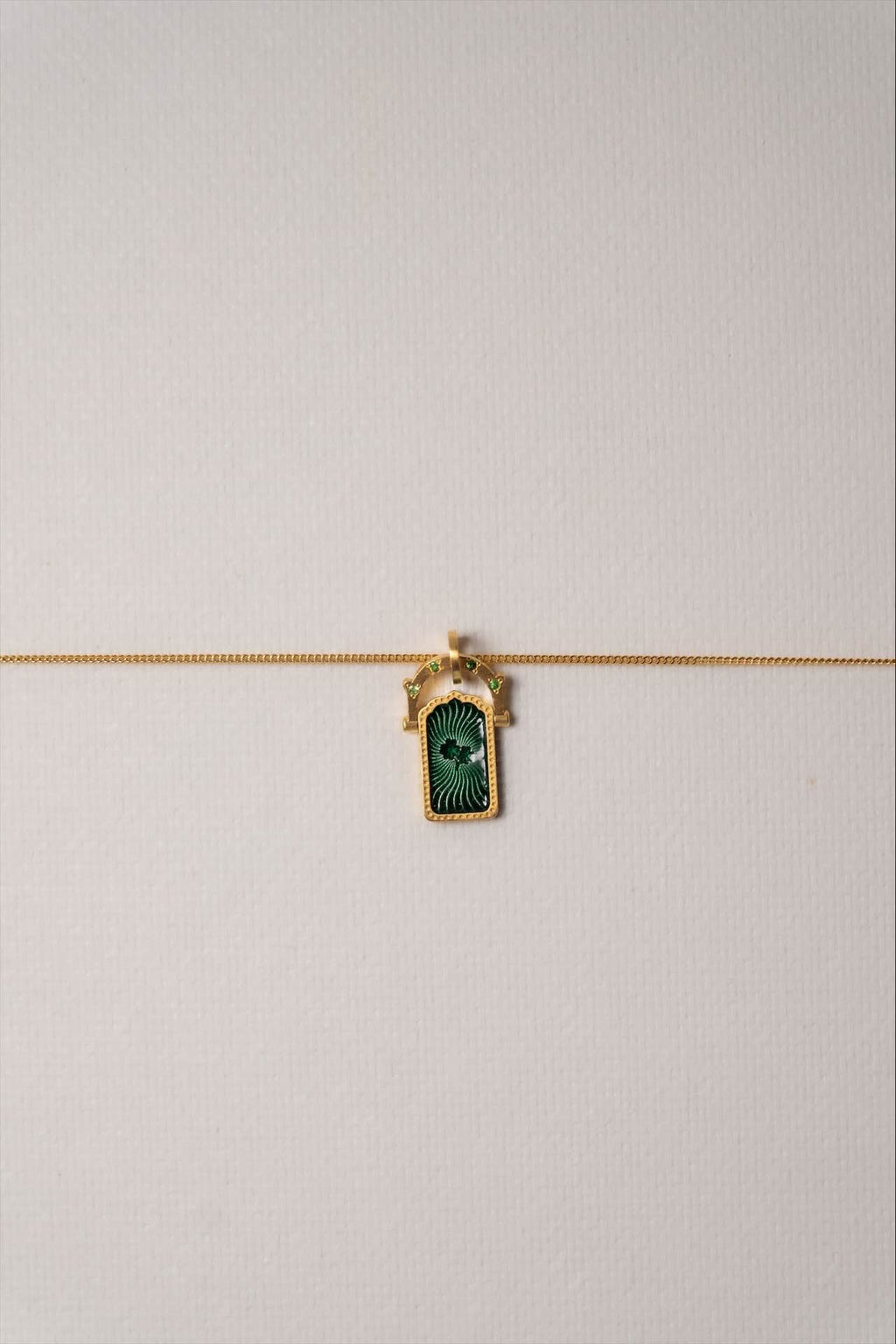 Door of Life Charm Tsavorite