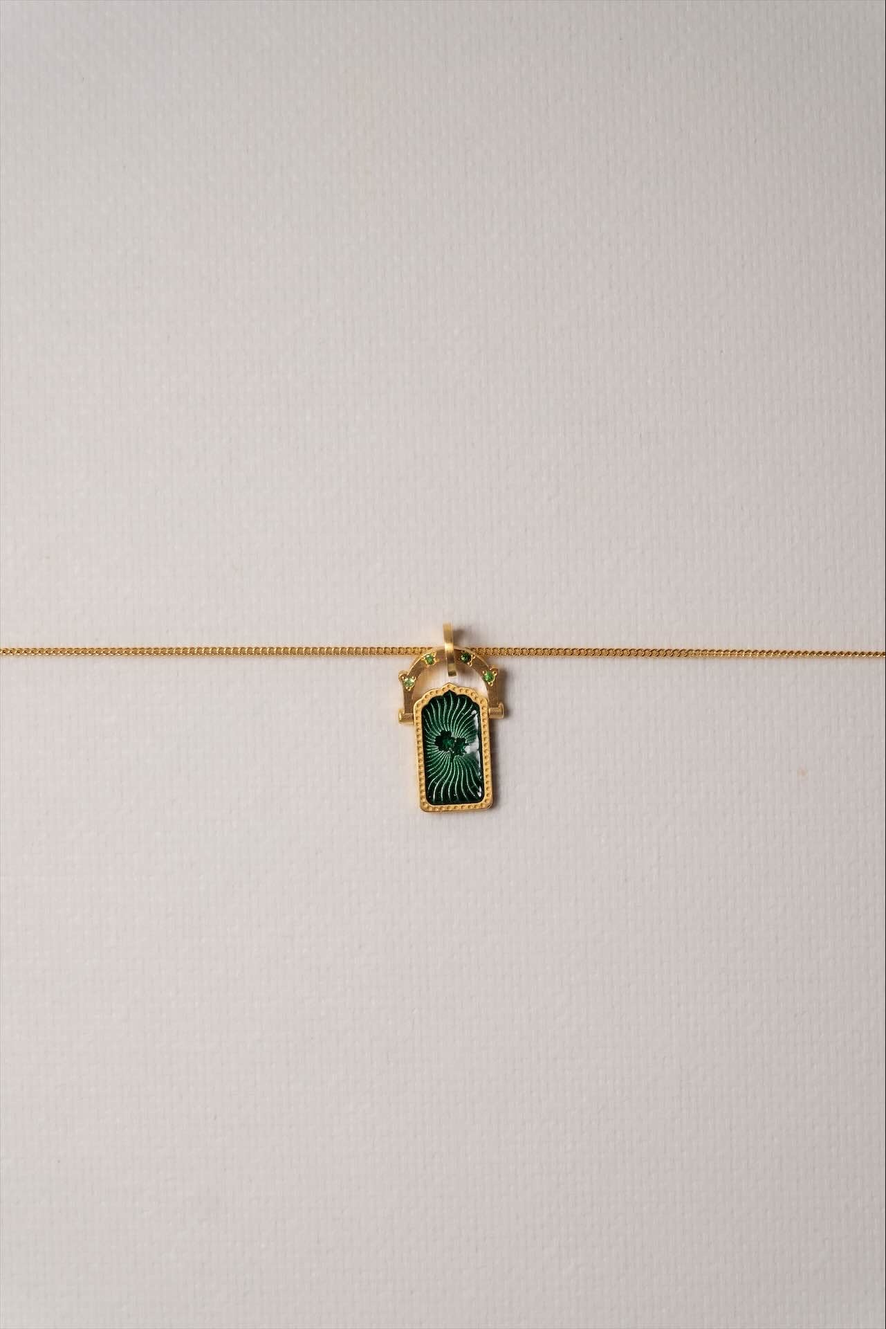 Door of Life Charm Tsavorite