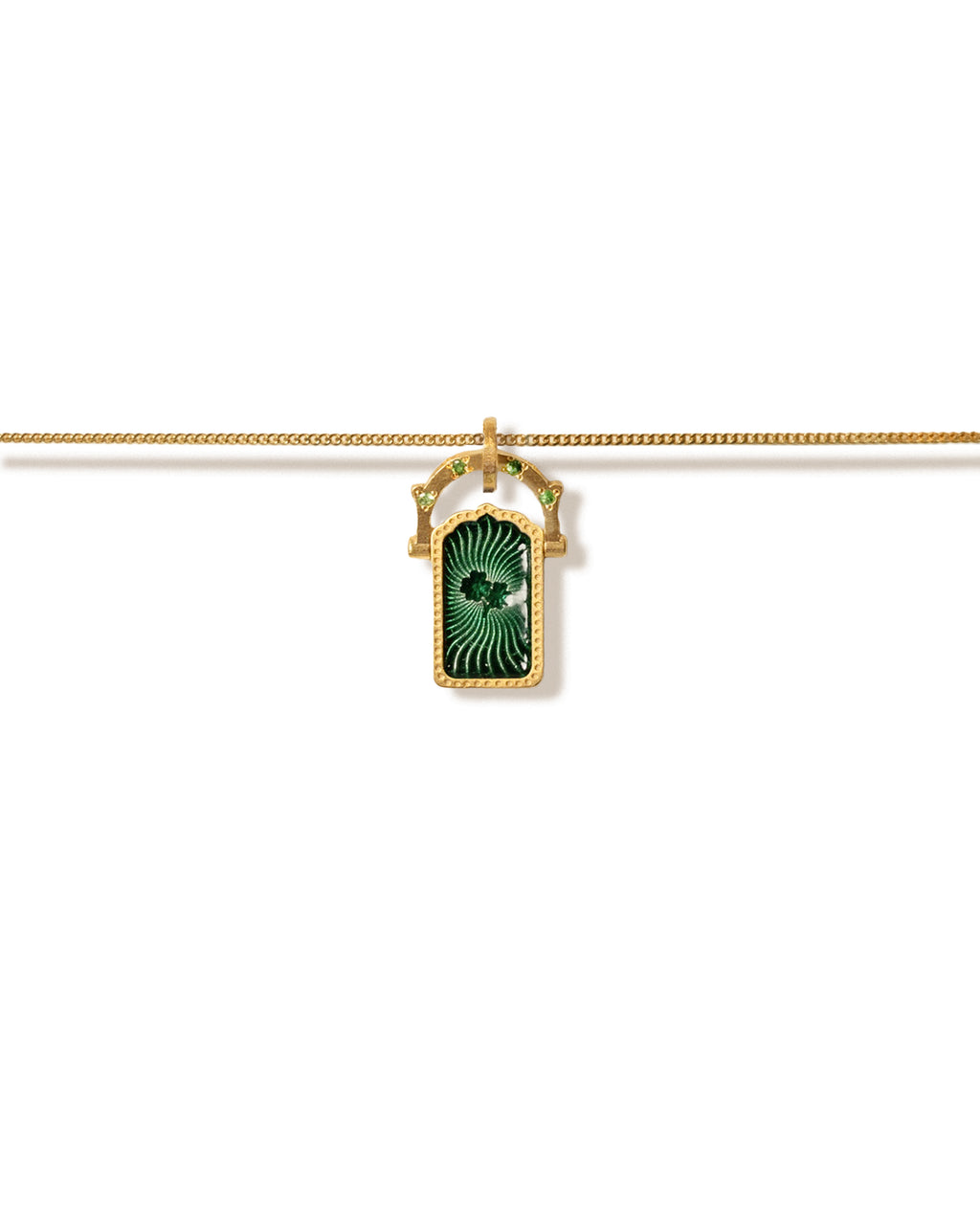 Life Door Charm Kolye · Tsavorit