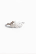 Diamond Angel Wing Ring