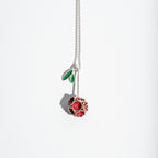 Sakura Enamel Necklace