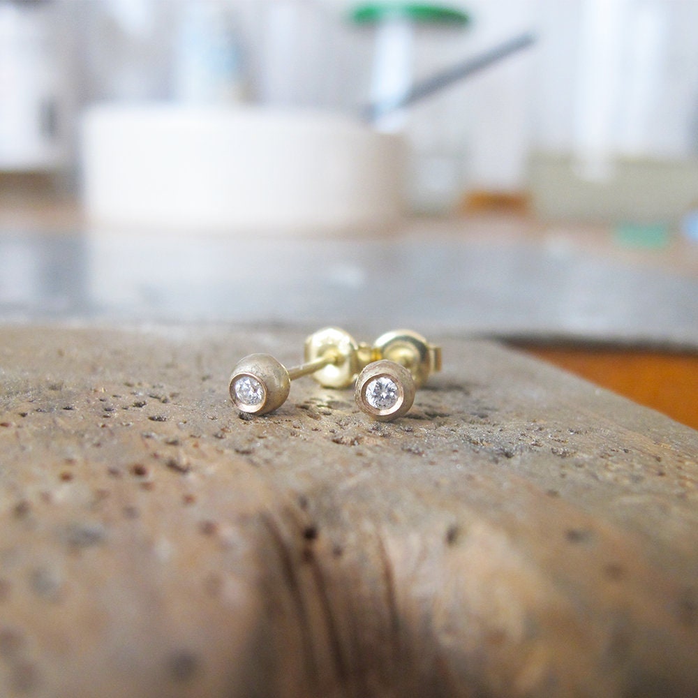 Celeste Diamond Studs
