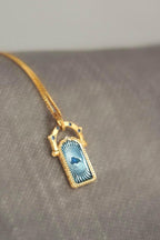 Door of Dream Charm Blue Topaz