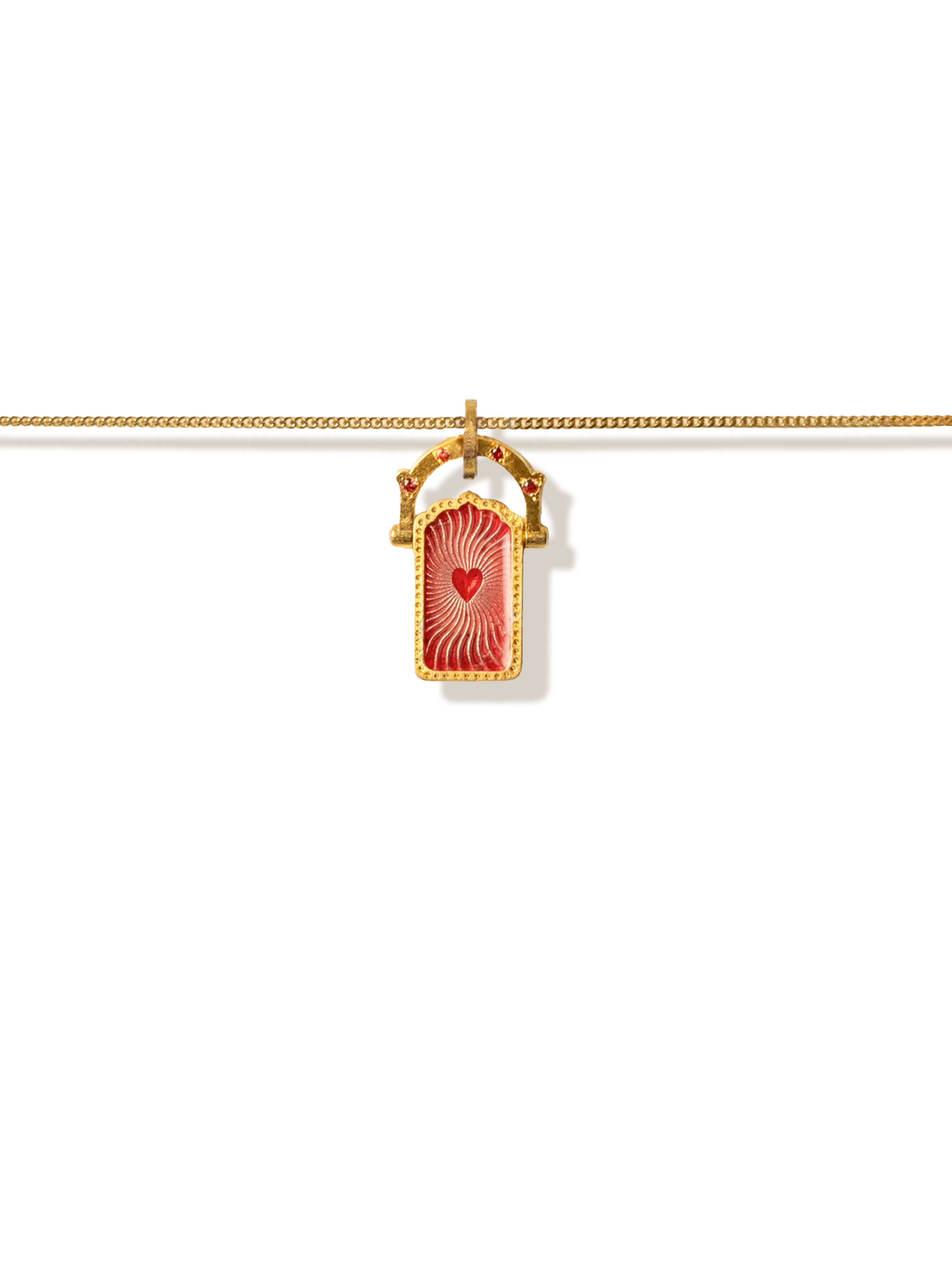 Love Door Charm Necklace · Sapphire