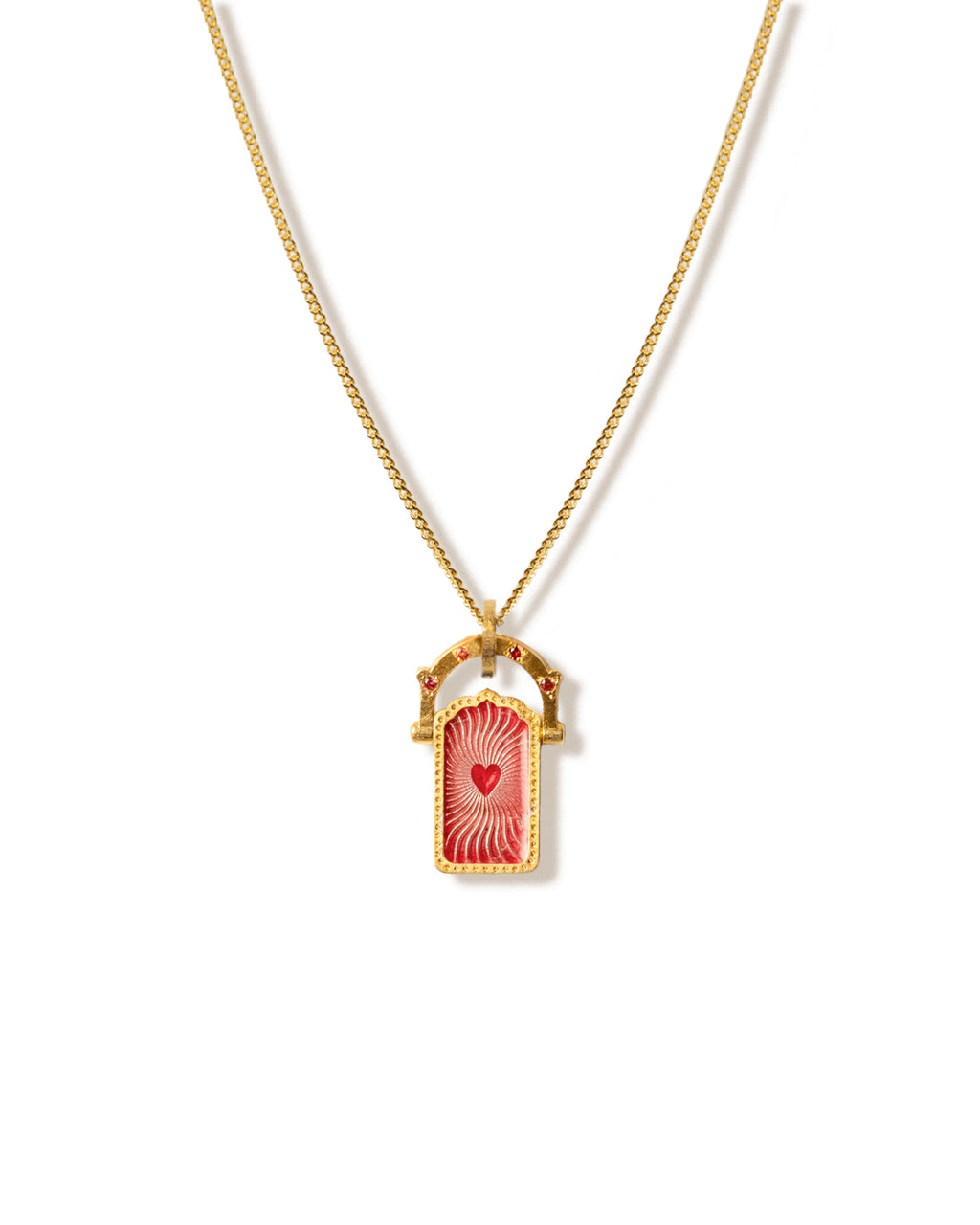 Love Door Charm Necklace · Sapphire