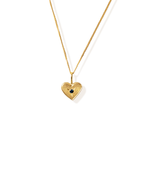 Fairy Heart Charm Necklace · Sapphire
