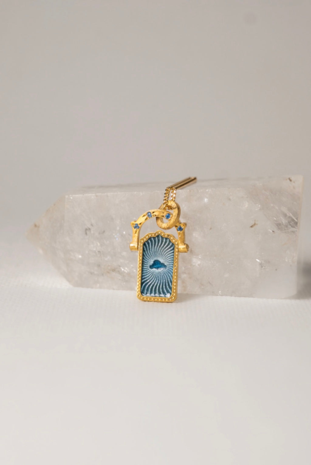 Door of Dream Charm Blue Topaz