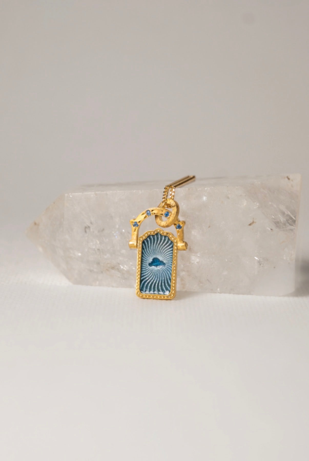 Door of Dream Charm Blue Topaz