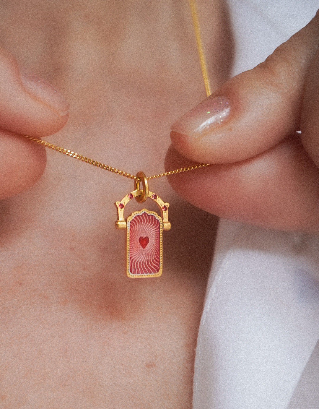 Door of Love Charm Sapphire