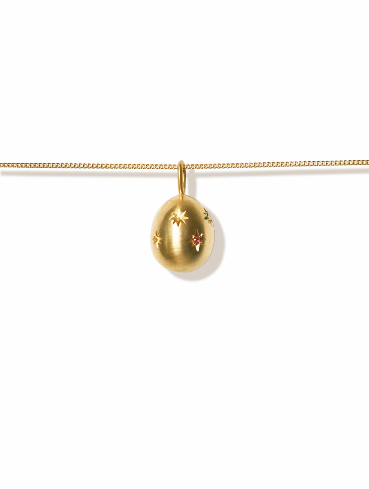 Stardust Engraved Egg Charm