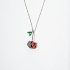 Sakura Enamel Necklace