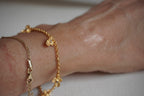 Violet Flower Amethyst Bracelet