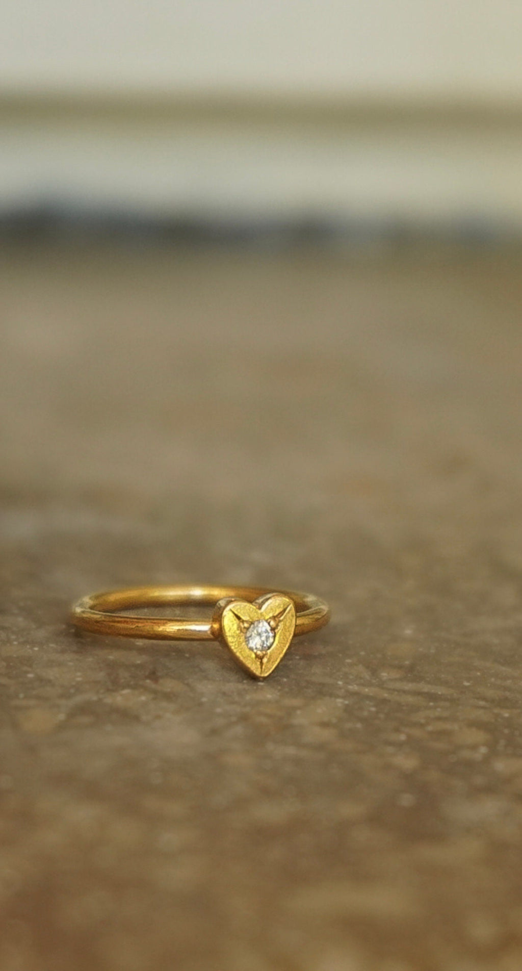 Fairy Heart Ring with Diamond