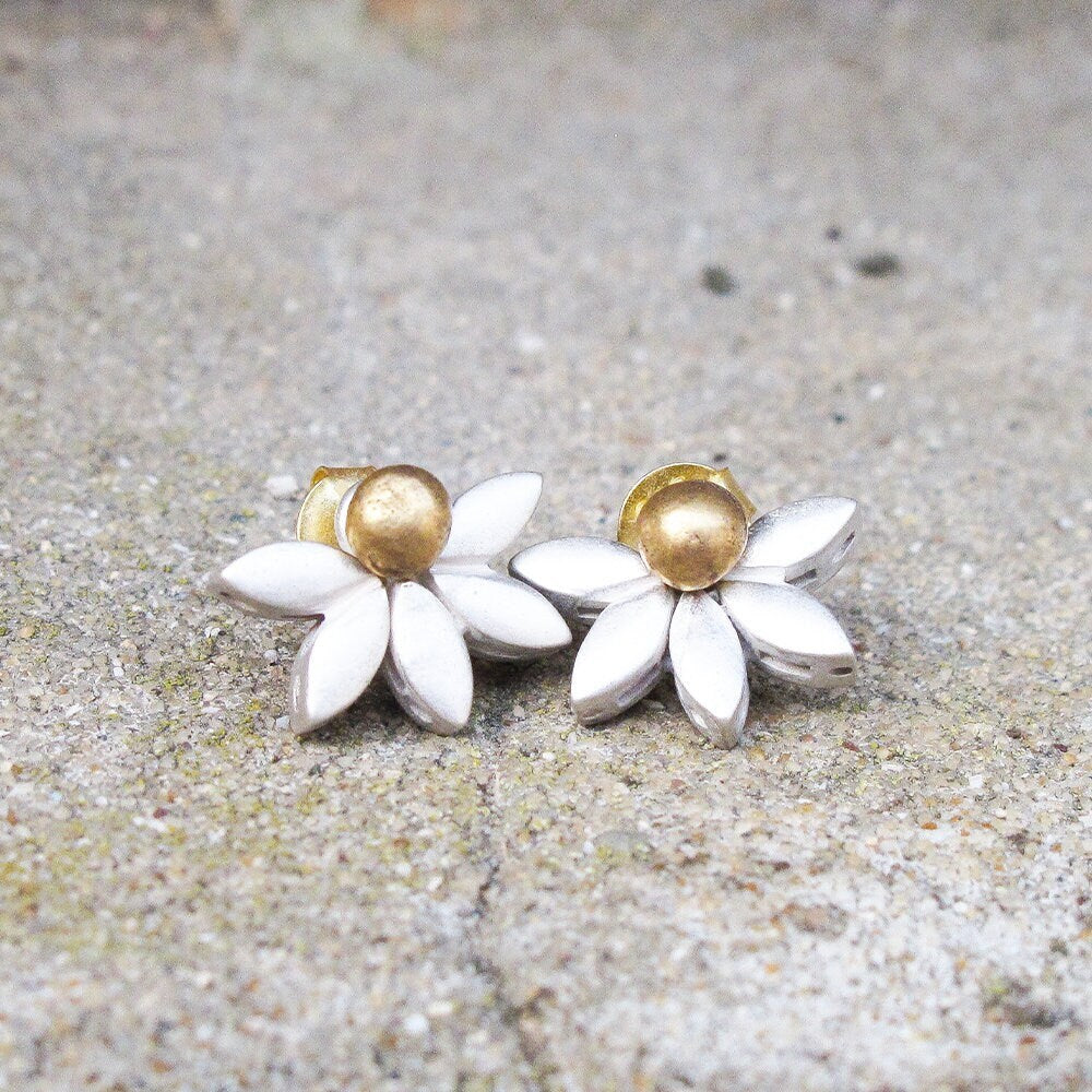 Lotus Stud Earrings