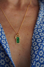 Door of Life Charm Tsavorite