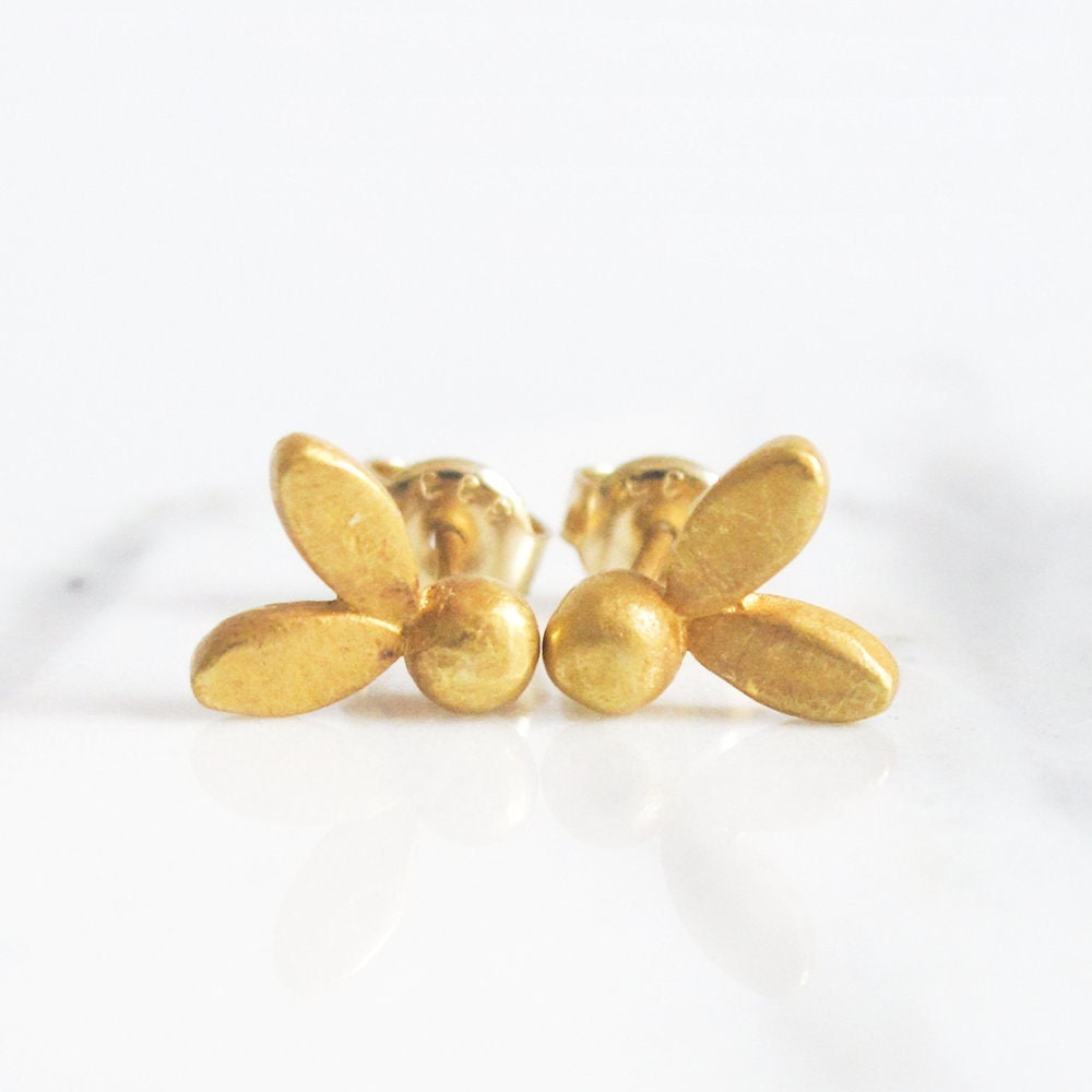 Olive Leaf Studs
