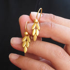 Wheat Leaf Küpe