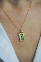 Door of Luck Charm Tsavorite