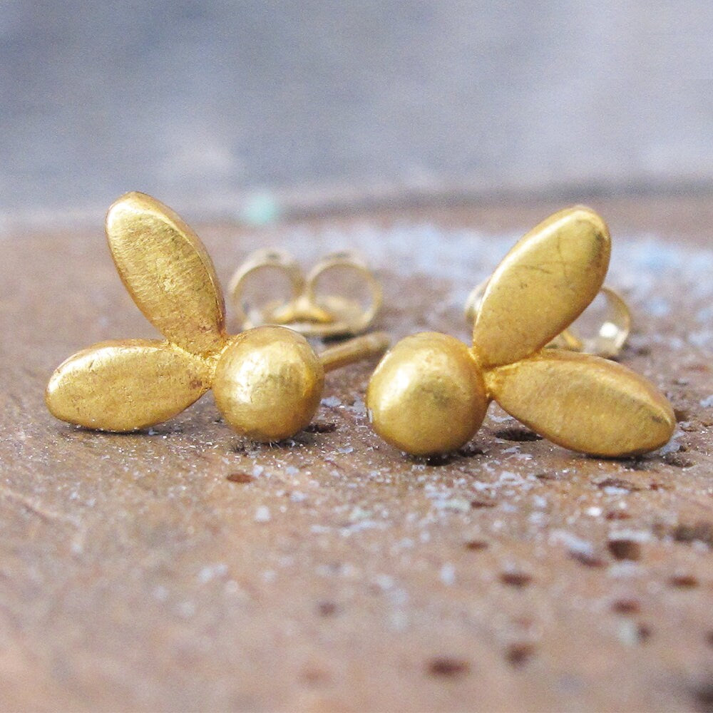 Olive Leaf Studs