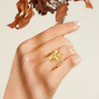 Violet Swaying Ring
